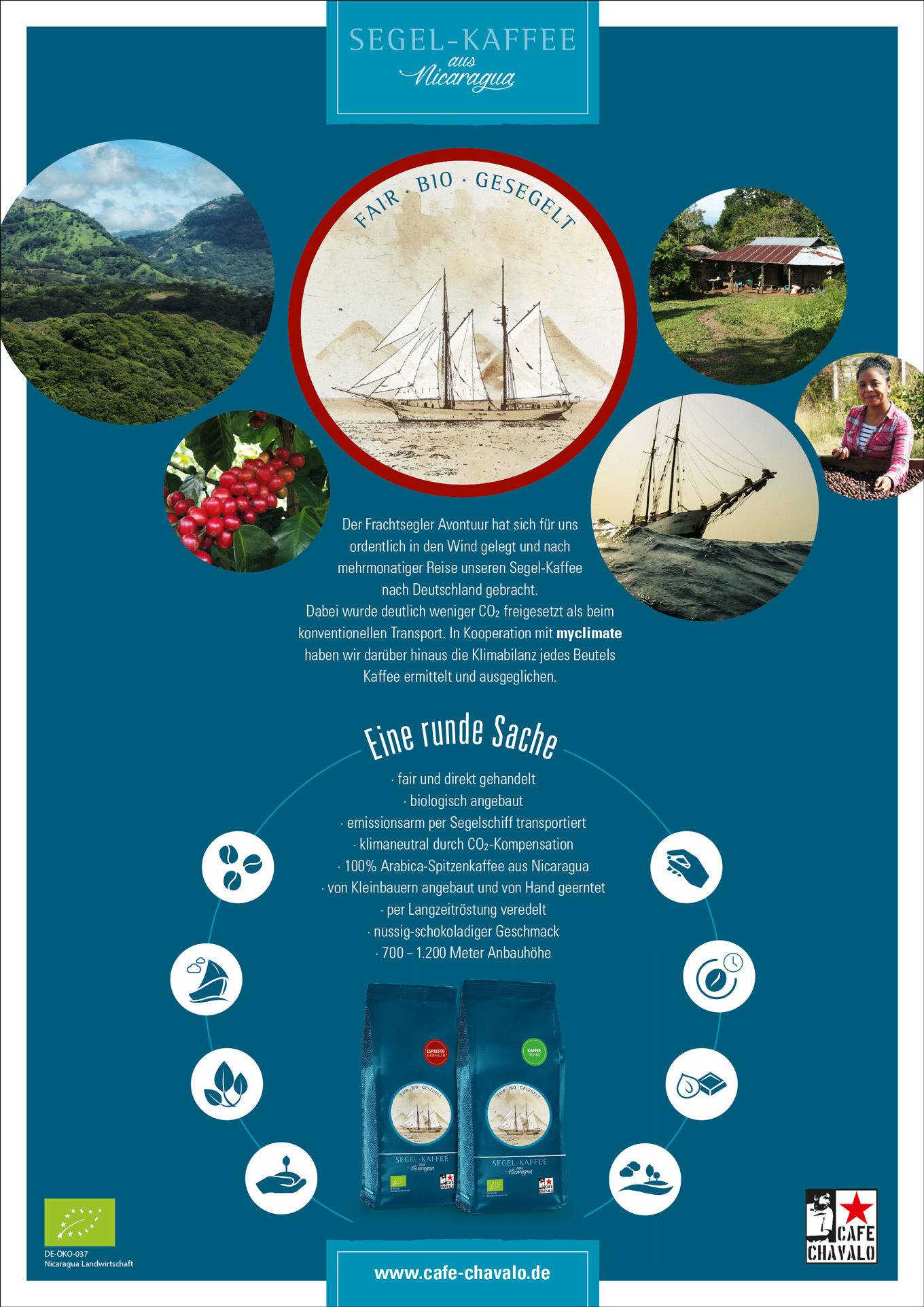 Segelkaffee Anzeige