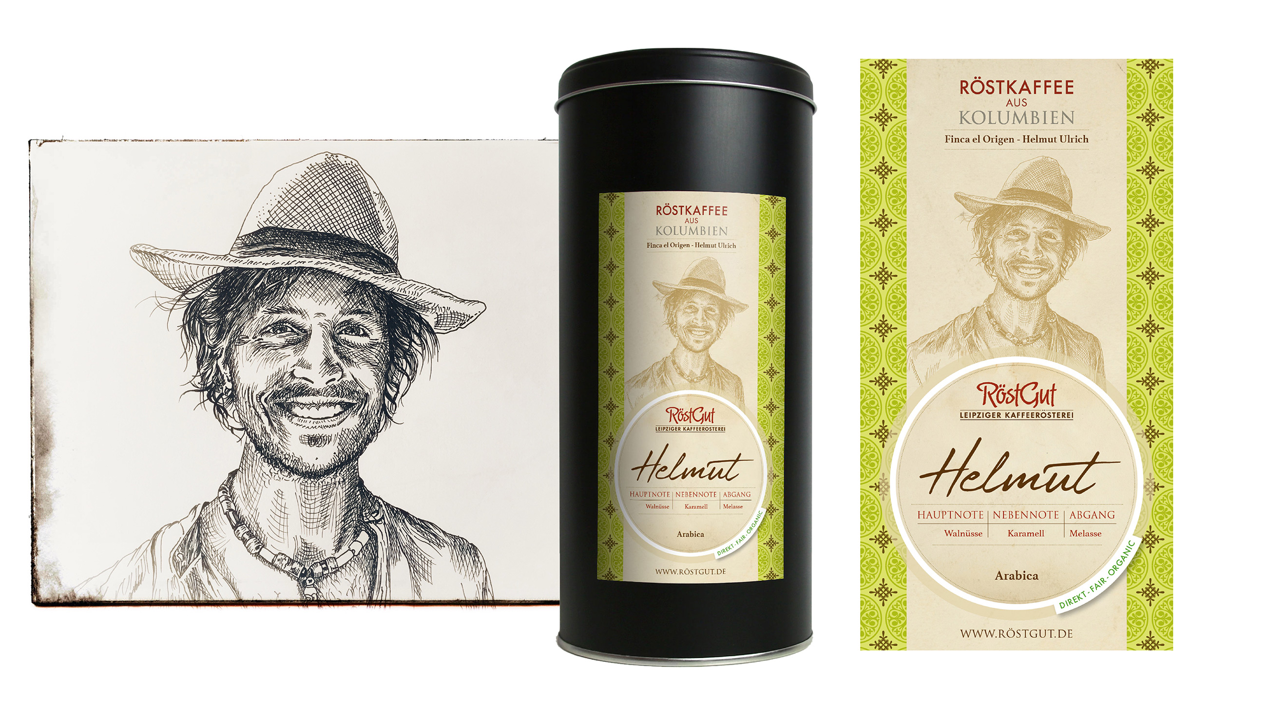 Röstgut Helmut Label