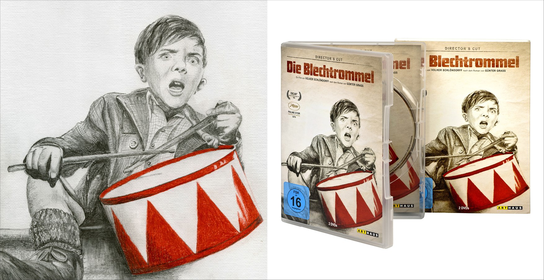 Kinowelt Blechtrommel Zeichnung DVD