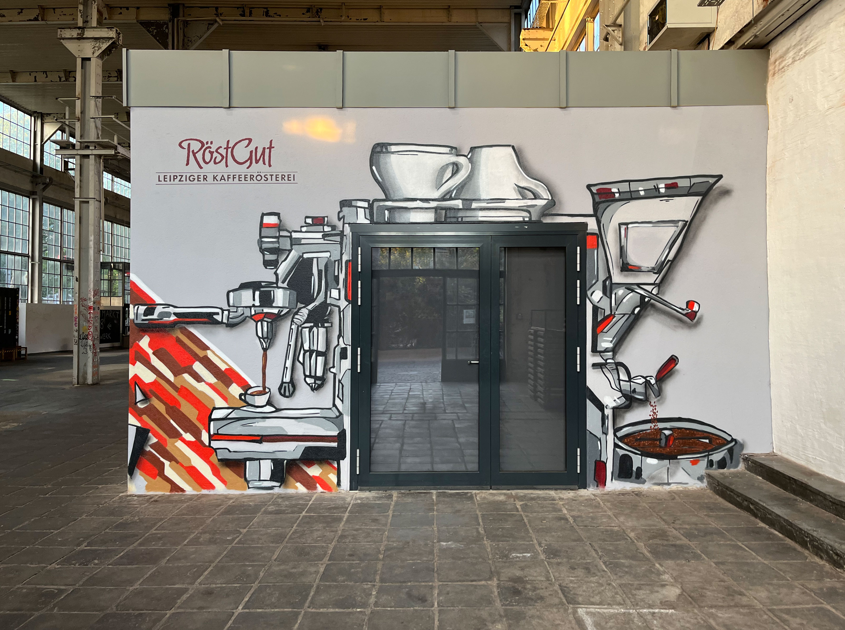 Röstgut Graffiti Seite