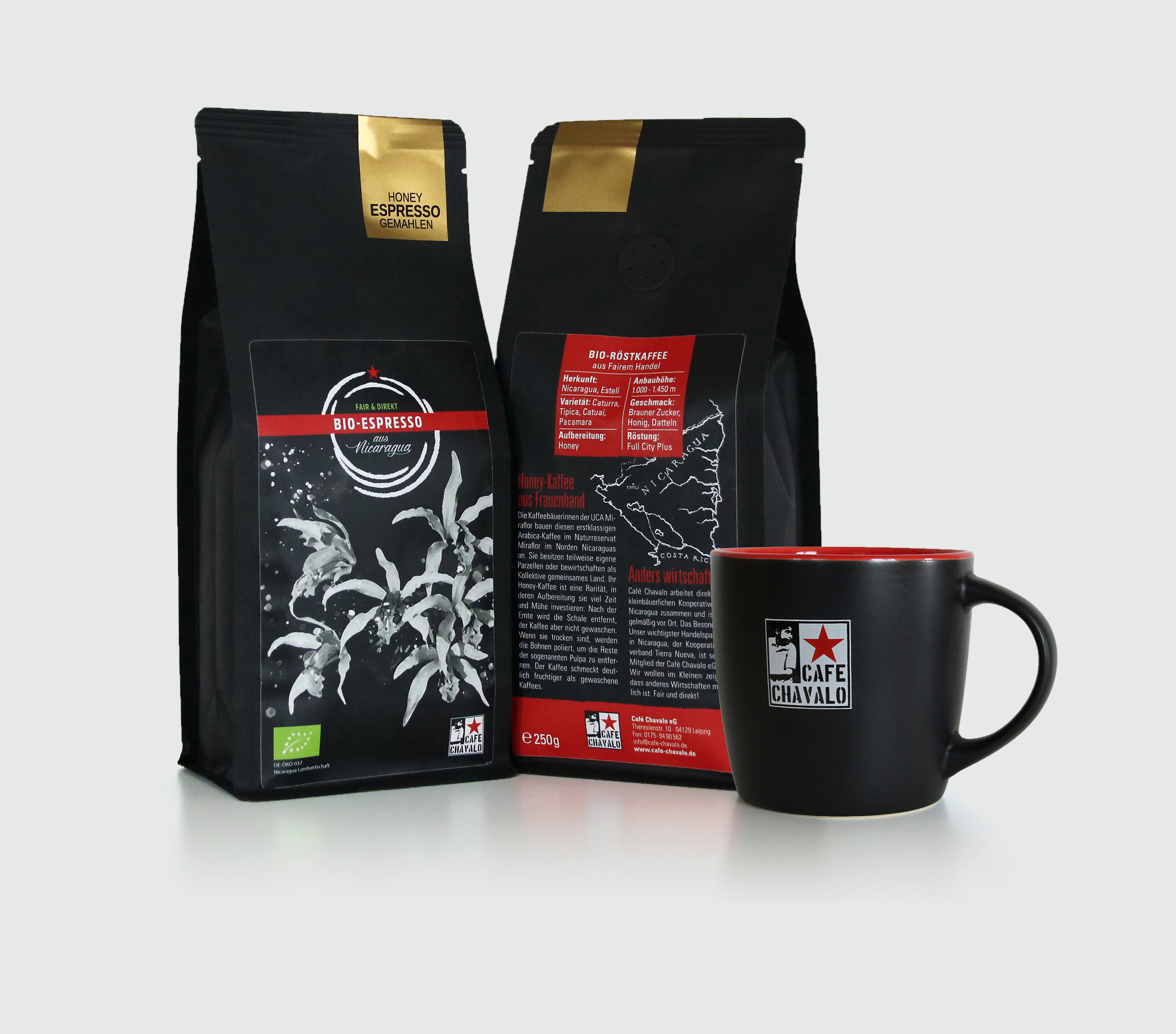 Café Chavalo Honey Espresso Tasse